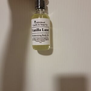 FIDDLEHEAD Vanilla Luxe Moisturizing Body Oil - All Natural Oils